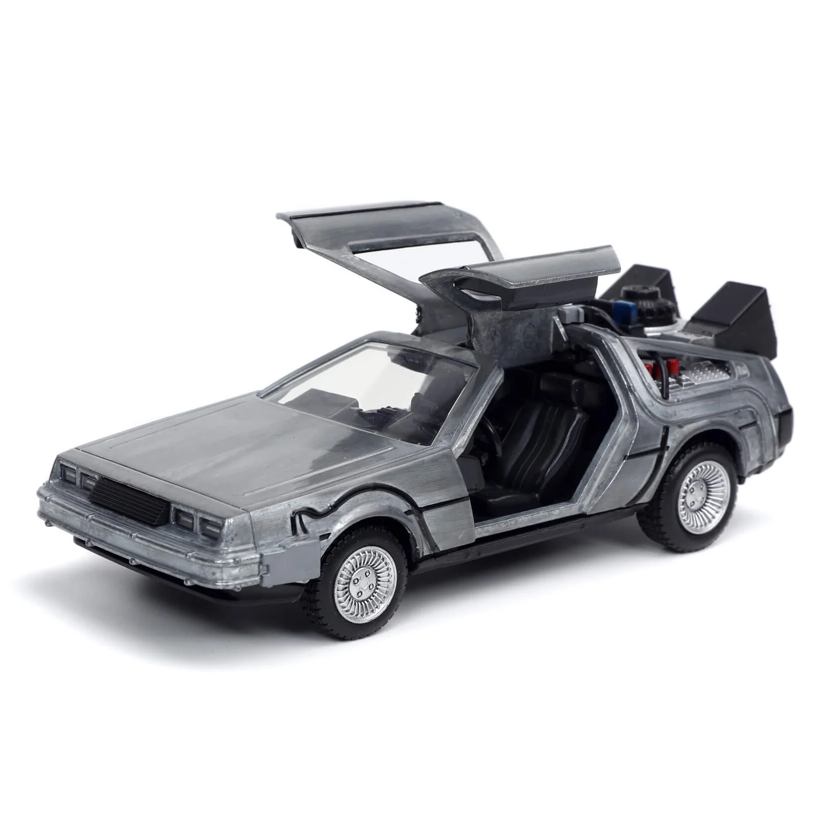 1983 Delorean DMC Back to the Future Time Machine 1:32 Scale Diecast Model by Jada 32185 - Image 3