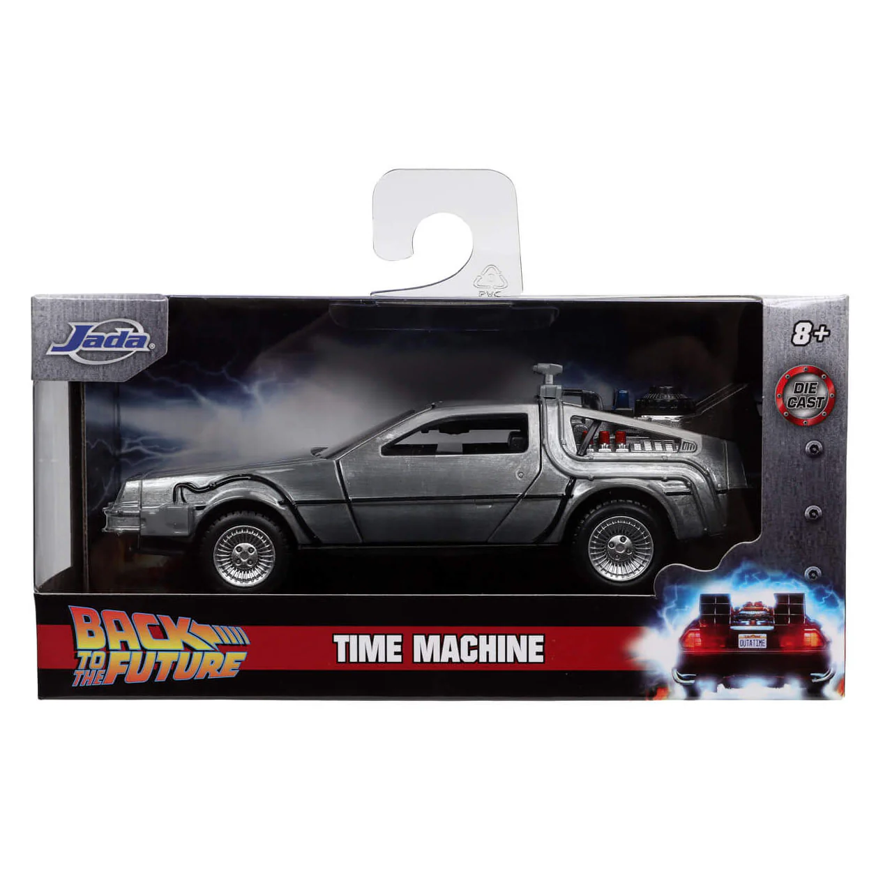 1983 Delorean DMC Back to the Future Time Machine 1:32 Scale Diecast Model by Jada 32185 - Image 7