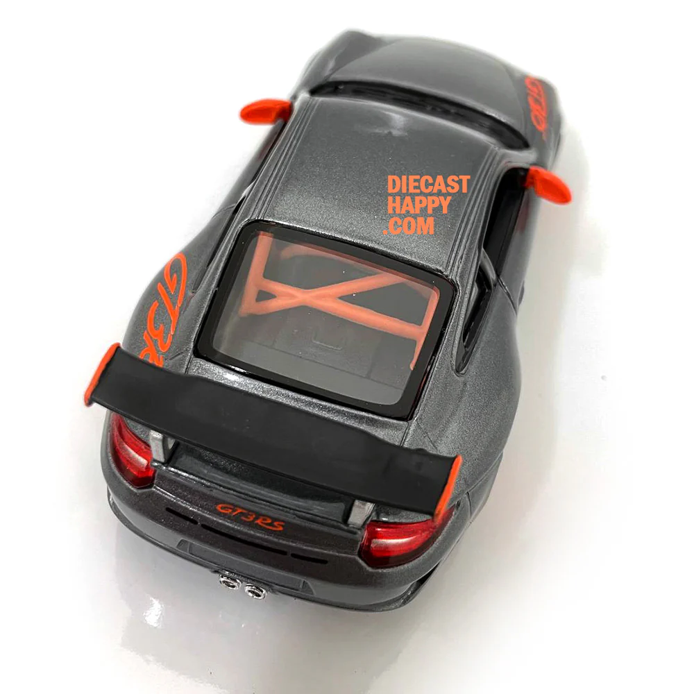 2010 Porsche 911 GT3 RS 1:36 Scale in White/Orange/Black/Grey by Kinsmart - Image 3