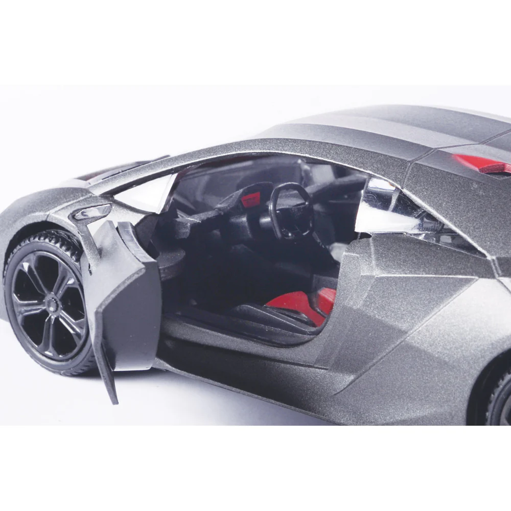 2011 Lamborghini Sesto Elemento 1:24 Scale Diecast Model Gunmetal / Metallic Pearl Black by Motor Max - Image 5