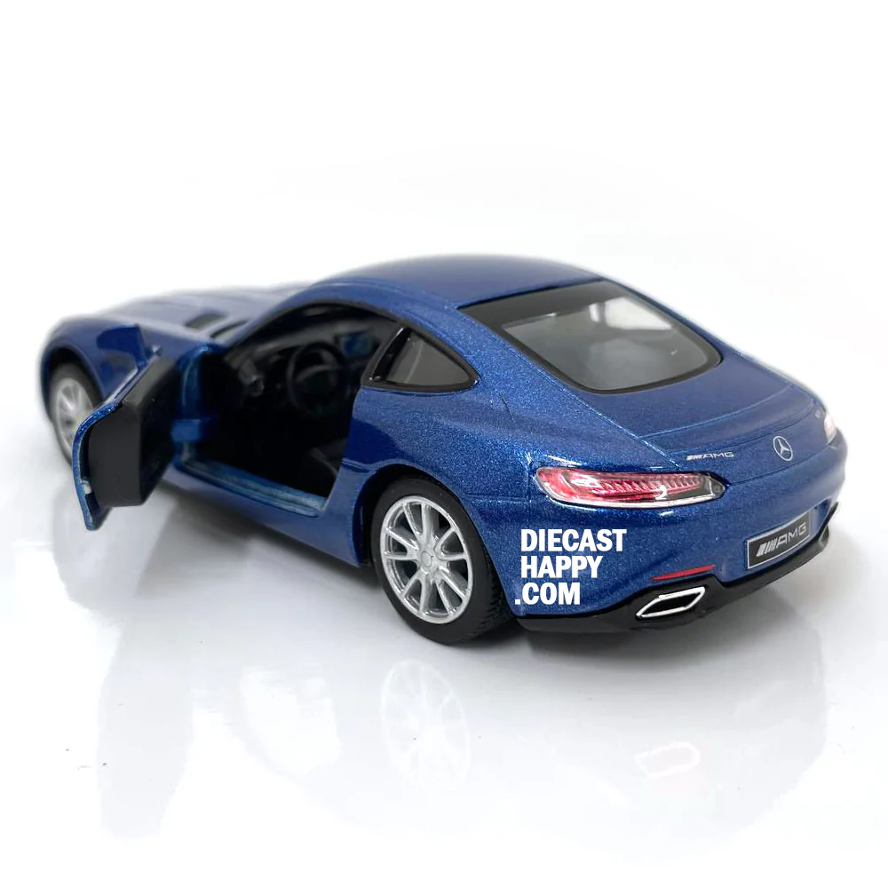 2015 Mercedes-AMG GT Coupe 1:36 Scale in Red/White/Yellow/Blue by Kinsmart - Image 3