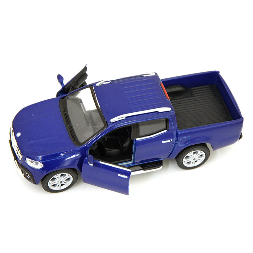 2017 Mercedes-Benz X-Class Double Cab Pickup Truck 1:42 Scale Black/Red/Blue/Yellow by Kinsmart (SET OF 4) - Image 4