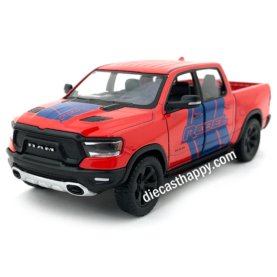 2019 Dodge Ram 1500 Livery Edition Pick Up Truck 1:46 Scale Diecast Model by Kinsmart (SET OF 4) - Image 6