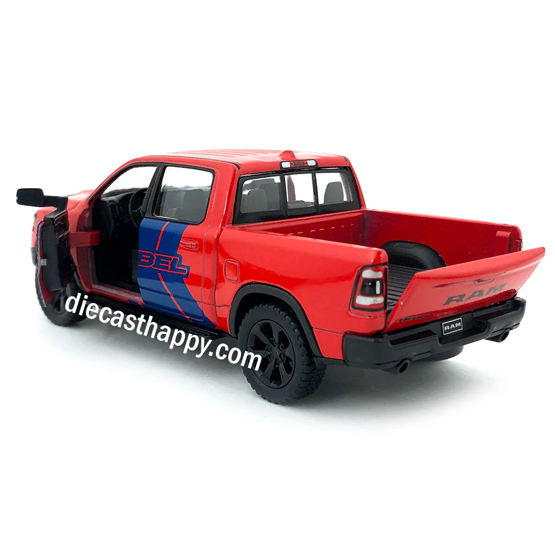 2019 Dodge Ram 1500 Livery Edition Pick Up Truck 1:46 Scale Diecast Model by Kinsmart (SET OF 4) - Image 7