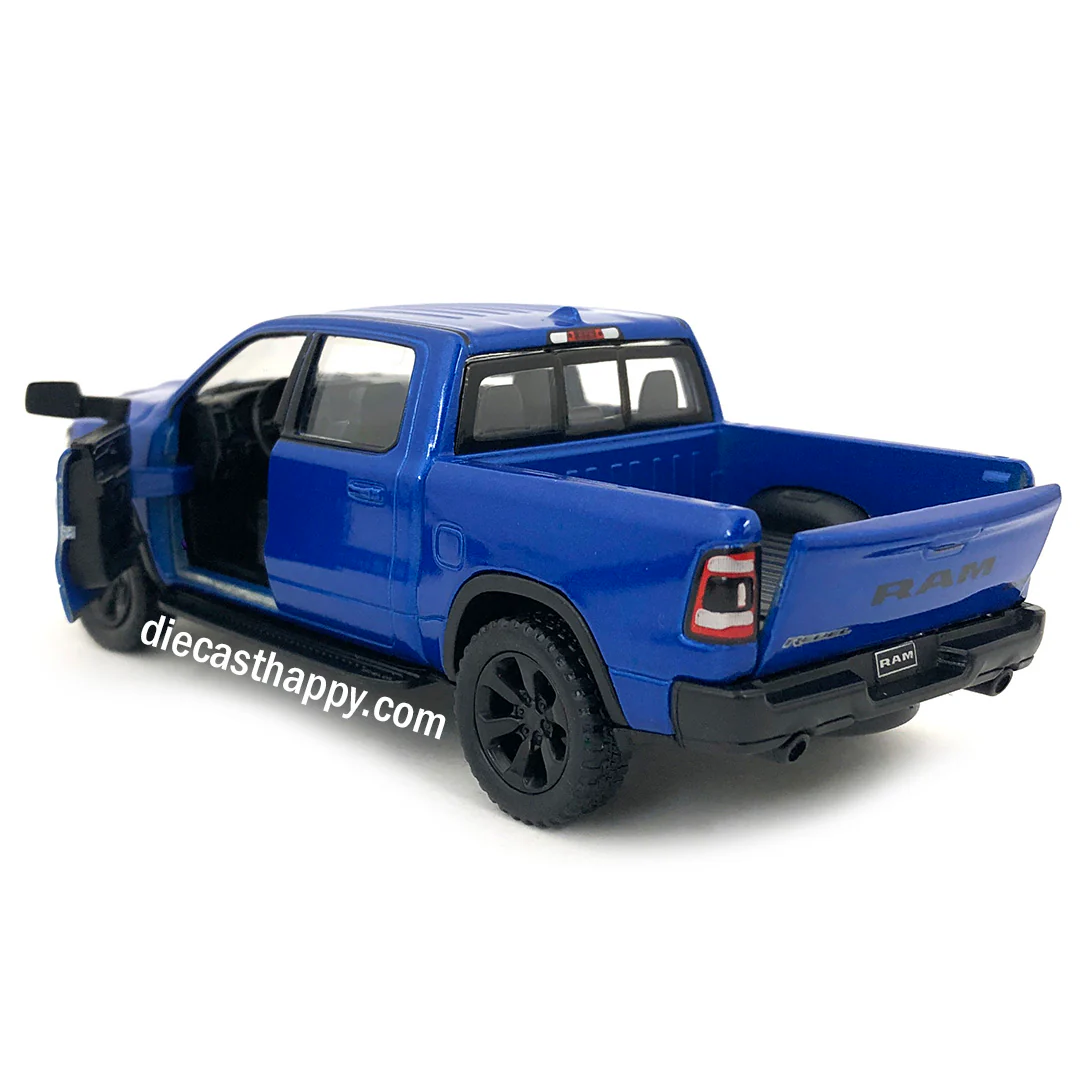 2019 Dodge Ram 1500 Pick Up Truck 1:46 Scale Diecast Model Blue by Kinsmart - Image 2