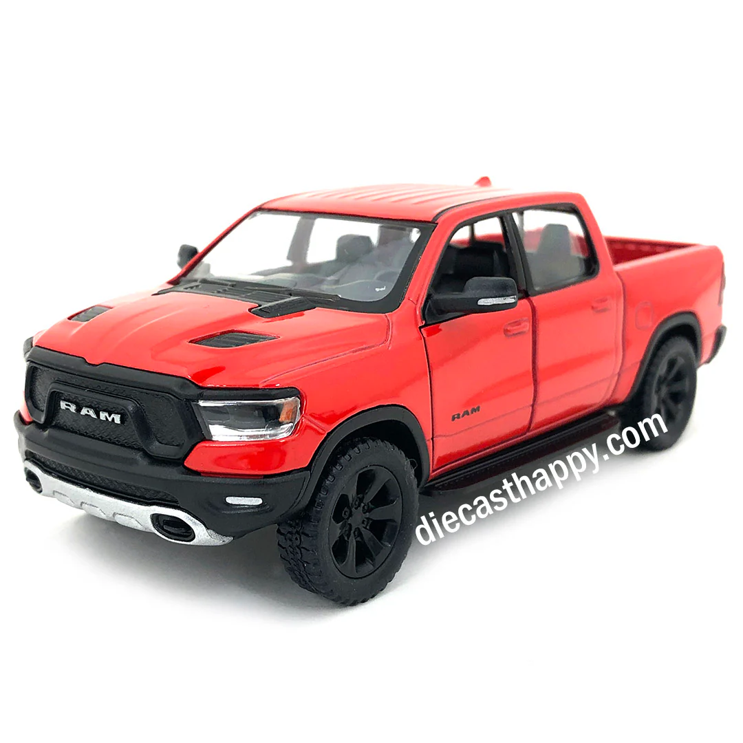 2019 Dodge Ram 1500 Pick Up Truck 1:46 Scale Diecast Model by Kinsmart (SET OF 4) - Image 8