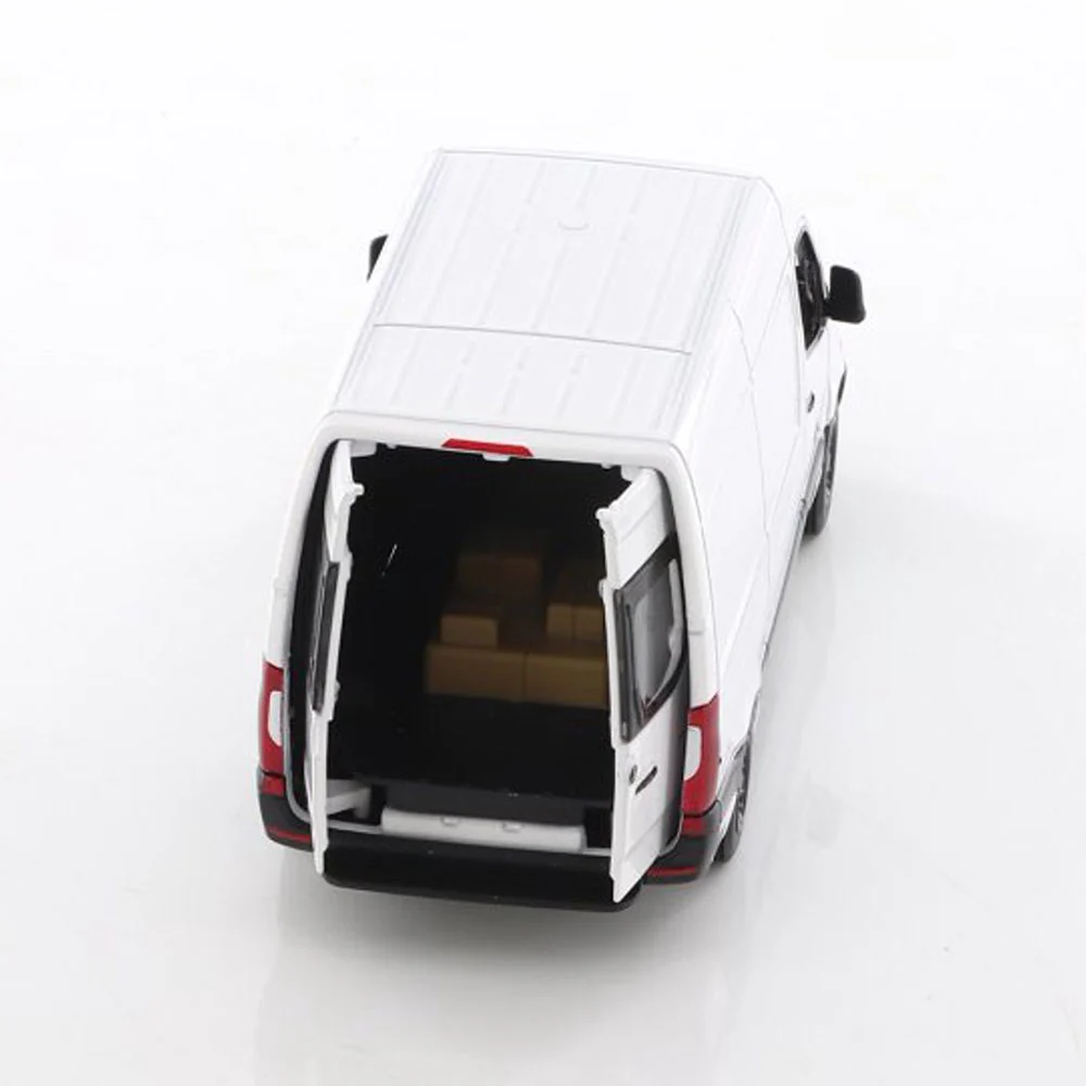 2020 Mercedes Benz Sprinter Cargo Van 1:48 Scale Diecast Model White by Kinsmart - Image 2