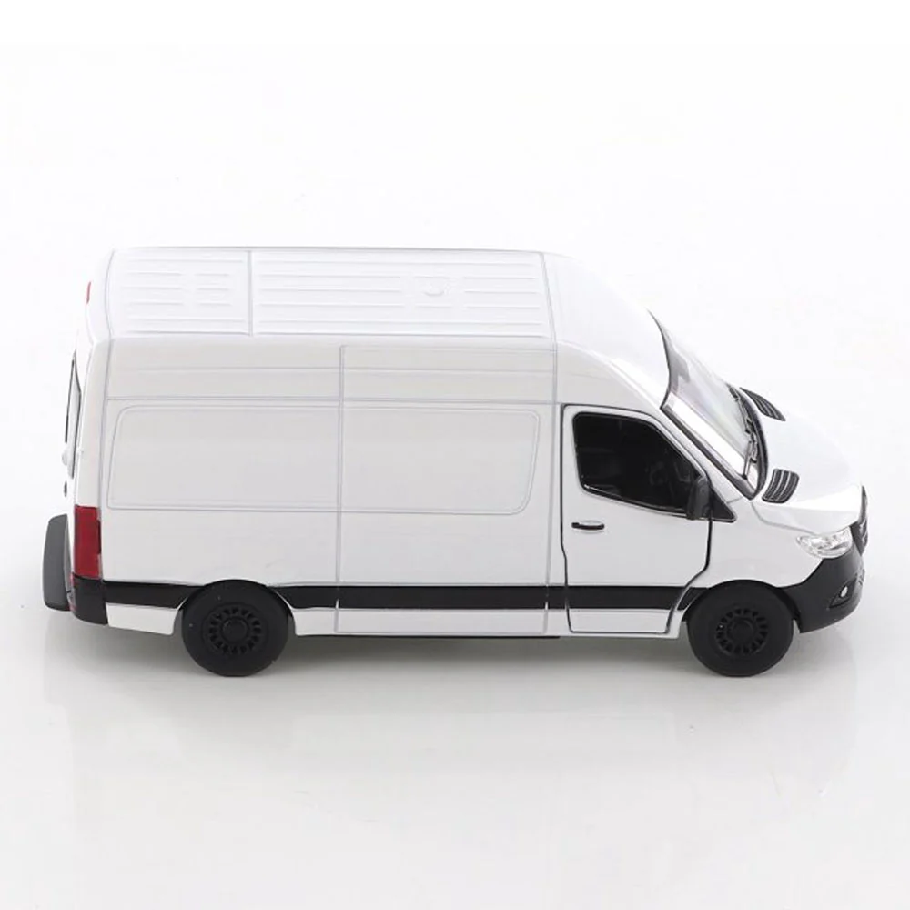 2020 Mercedes Benz Sprinter Cargo Van 1:48 Scale Diecast Model White by Kinsmart - Image 3
