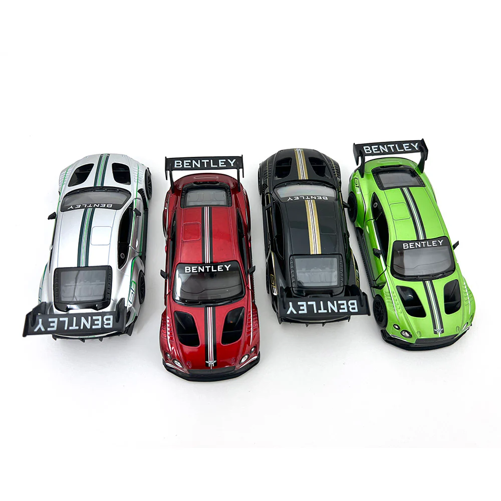 2021 Bentley Continental GT3 1:38 Scale Diecast Model Black/Silver/Red/Green by Kinsmart (SET OF 4) - Image 6