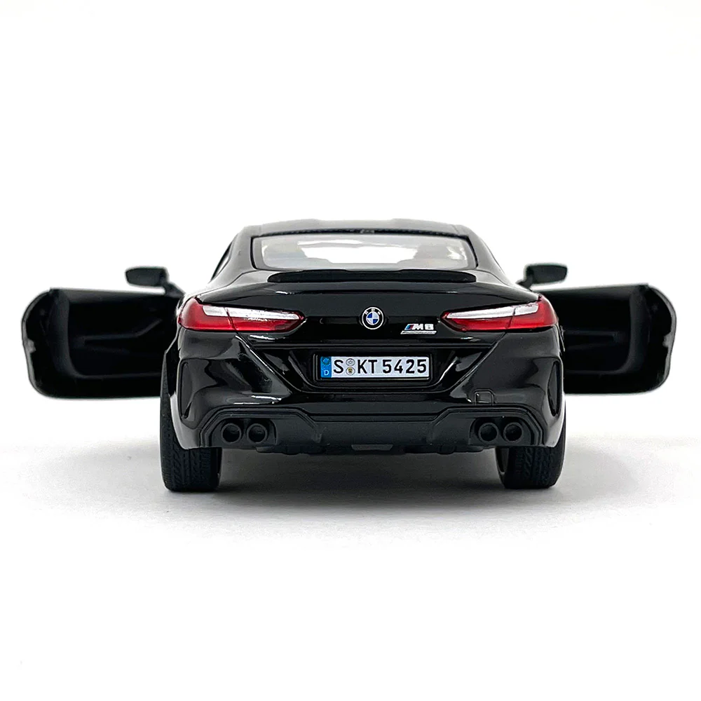 2021 BMW M8 Competition Coupe 1:38 Scale Diecast Model Black by Kinsmart - Image 5