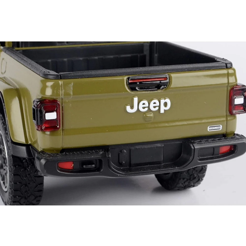 2021 Jeep Gladiator Overland Open Top 1:27 Scale Diecast Model Green by Motor Max 79367 - Image 4
