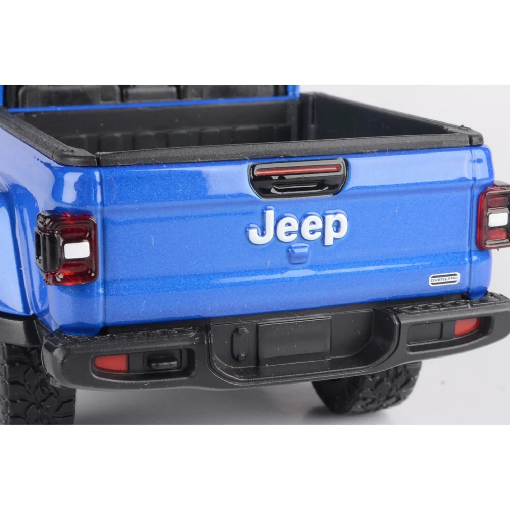 2021 Jeep Gladiator Rubicon Open Top 1:27 Scale Diecast Model Blue by Motor Max 79370 - Image 4