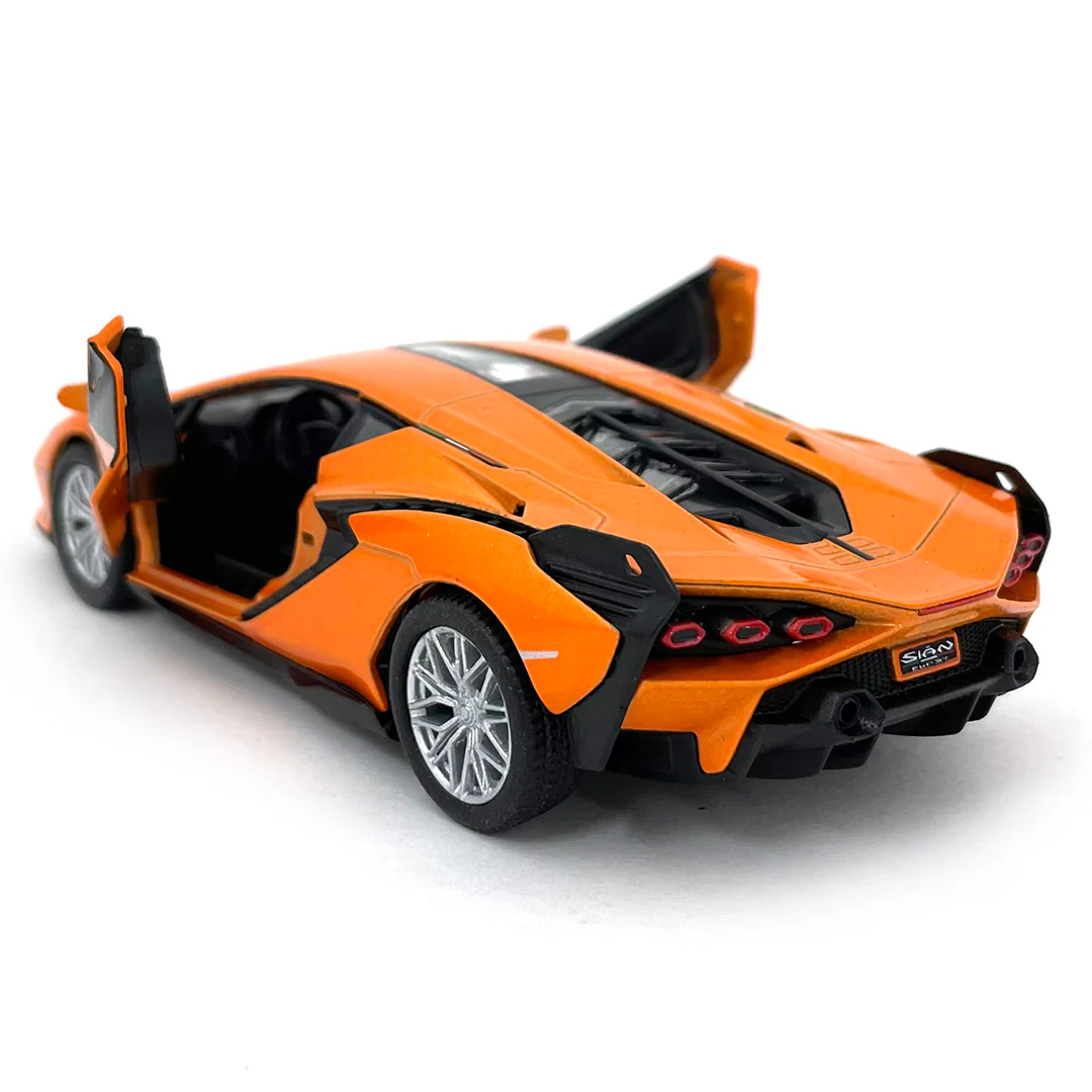 2022 Lamborghini Sián FKP 37 1:40 Scale Diecast Model Orange by Kinsmart - Image 2