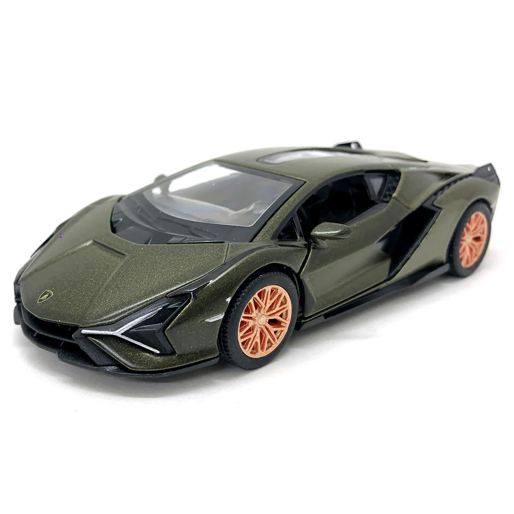2022 Lamborghini Sián FKP 37 1:40 Scale Diecast Model Green/Blue/Red/Orange by Kinsmart (SET OF 4) - Image 2