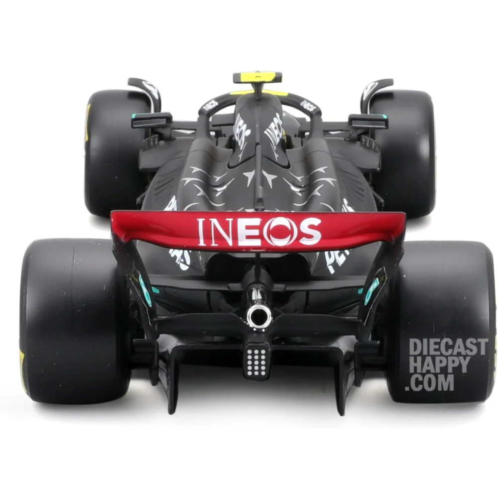 2023 F1 Mercedes AMG W14 Lewis Hamilton #44 1:24 Scale Diecast Model by Bburago - Image 5