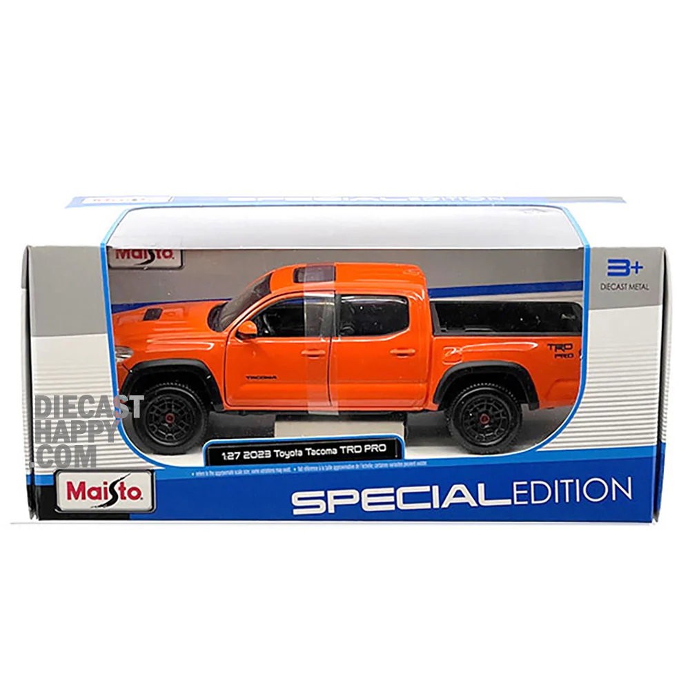 2023 Toyota Tacoma 1:27 Scale Diecast Model Orange by Maisto - Image 2