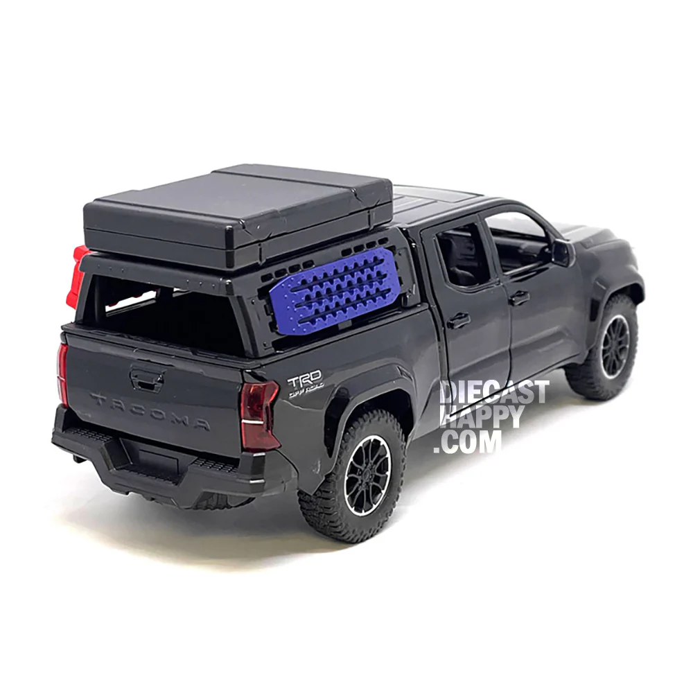 2024 Toyota Tacoma TRD Pro Off-Road 1:24 Scale Diecast Model Black - Image 3
