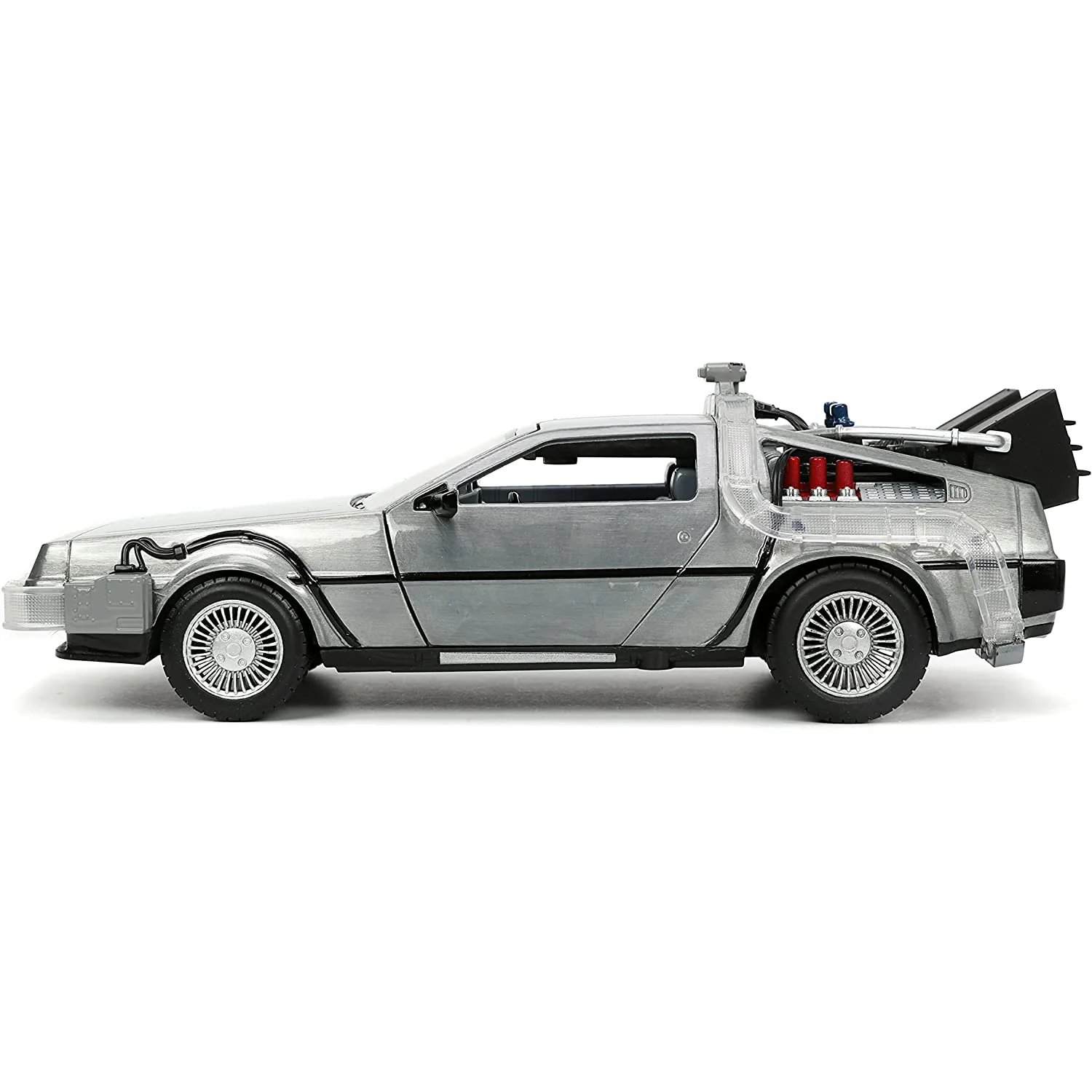 1983 Delorean DMC Back to the Future Time Machine 1:24 Scale Diecast Model by Jada 32911 - Image 3