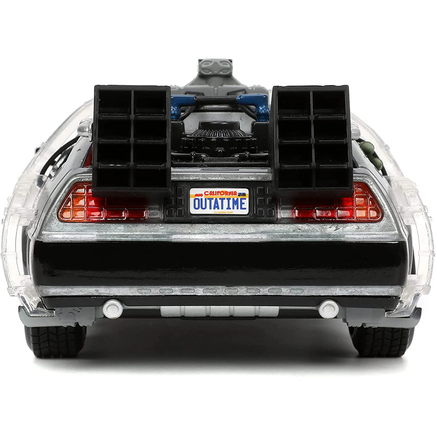 1983 Delorean DMC Back to the Future Time Machine 1:24 Scale Diecast Model by Jada 32911 - Image 5