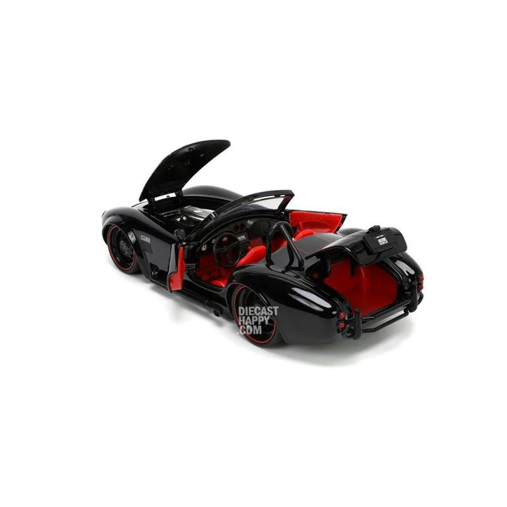 1965 Shelby Cobra 427 S/C 1:24 Scale Diecast Model Black by Jada 32704 - Image 3
