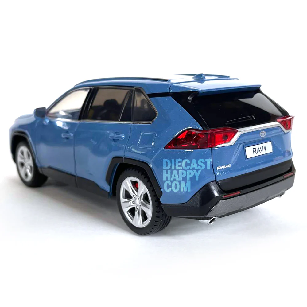 2023 Toyota RAV4 Hybrid XLE 1:24 Scale Diecast Model Blue - Image 4