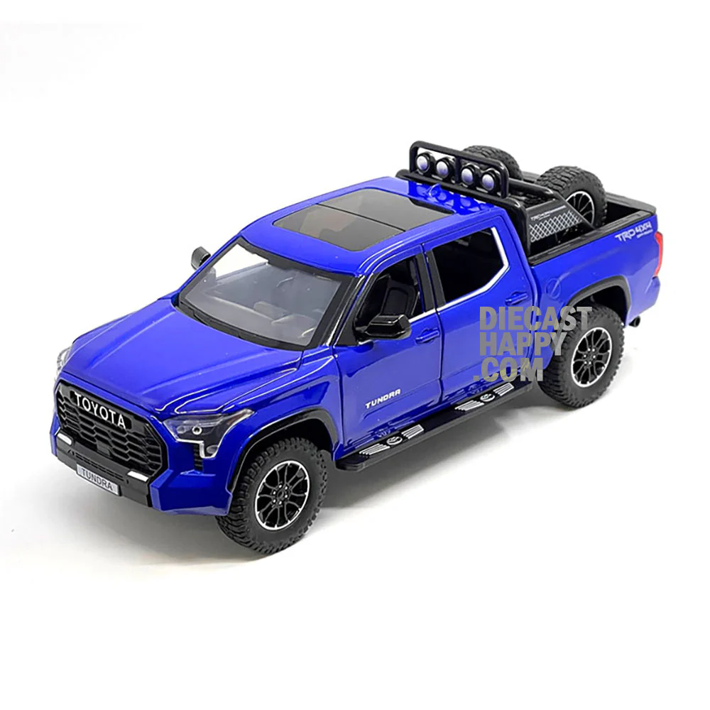 2023 Toyota Tundra TRD Off-Road 4×4 1:24 Scale Blue (No Box)