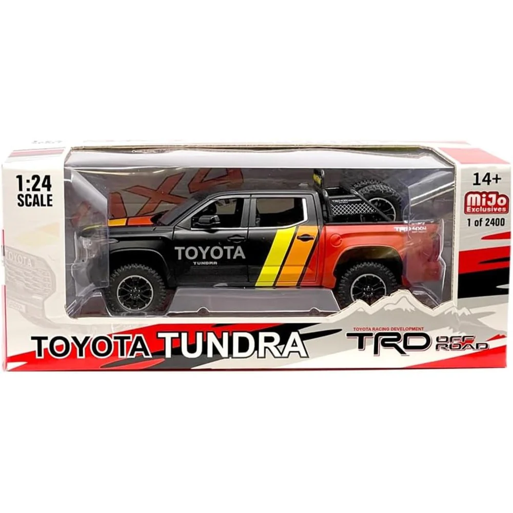 2023 Toyota Tundra TRD Off-Road 4×4 1:24 Scale Diecast Model Black - Image 2