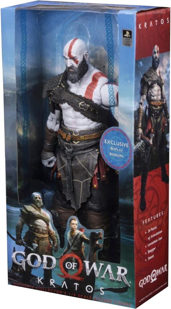 Kratos, God of War (2018) 1/4 Scale Action Figure 18 inches by NECA 49325 - Image 2