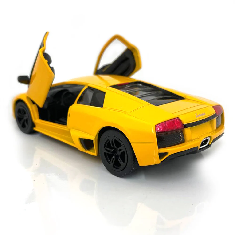 2003 Lamborghini Murciélago 1:36 Scale Yellow by Kinsmart - Image 2