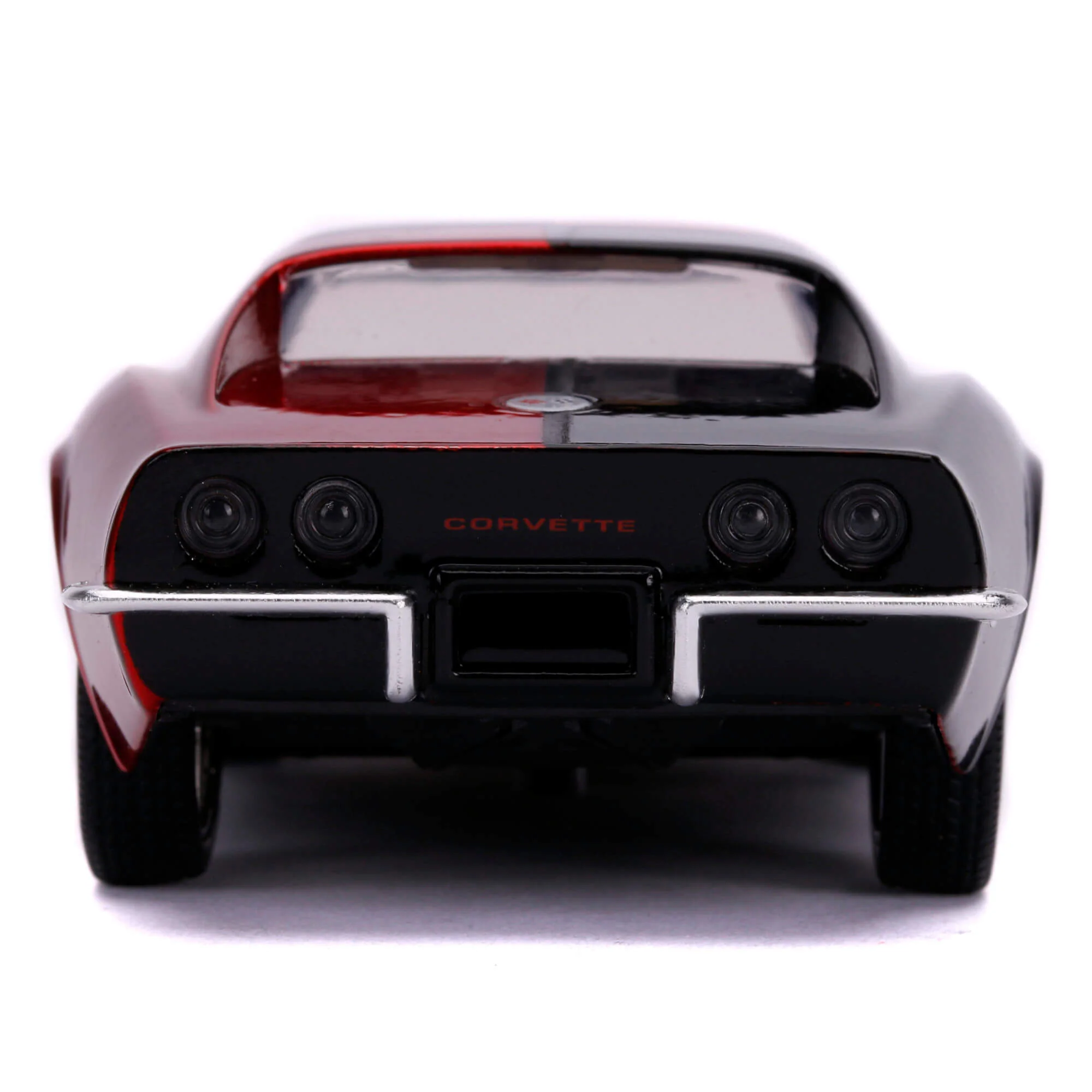 DC Comics Harley Quinn's 1969 Chevy Corvette Stingray 1:32 Scale Diecast Model Red by Jada 32095 - Image 5