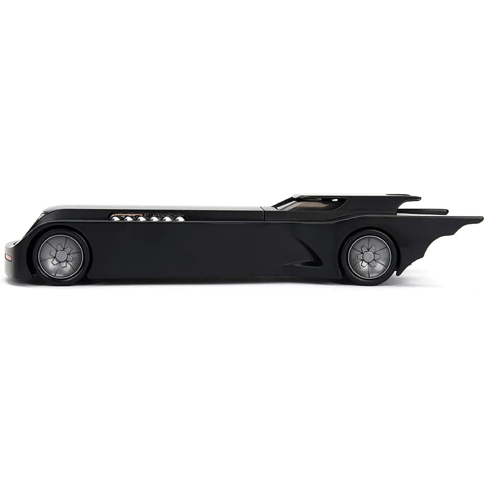 Batman The Animated Series Batmobile 1:24 Scale Diecast Model with Batman Figure by Jada 30916 - Image 3