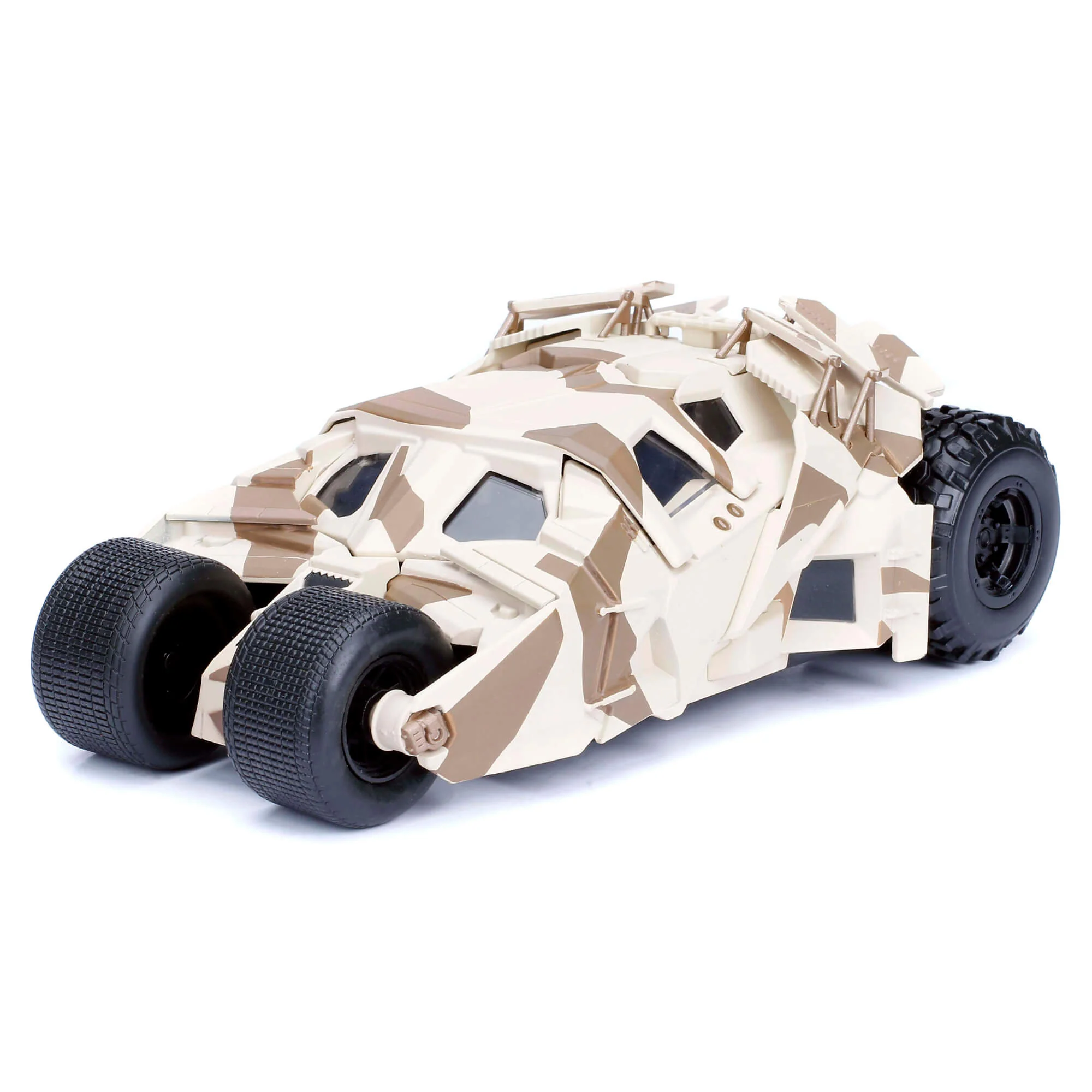 The Dark Knight Tumbler Batmobile Desert Camo with Figure 1:24 Scale Diecast Model by Jada 98543 - Image 3
