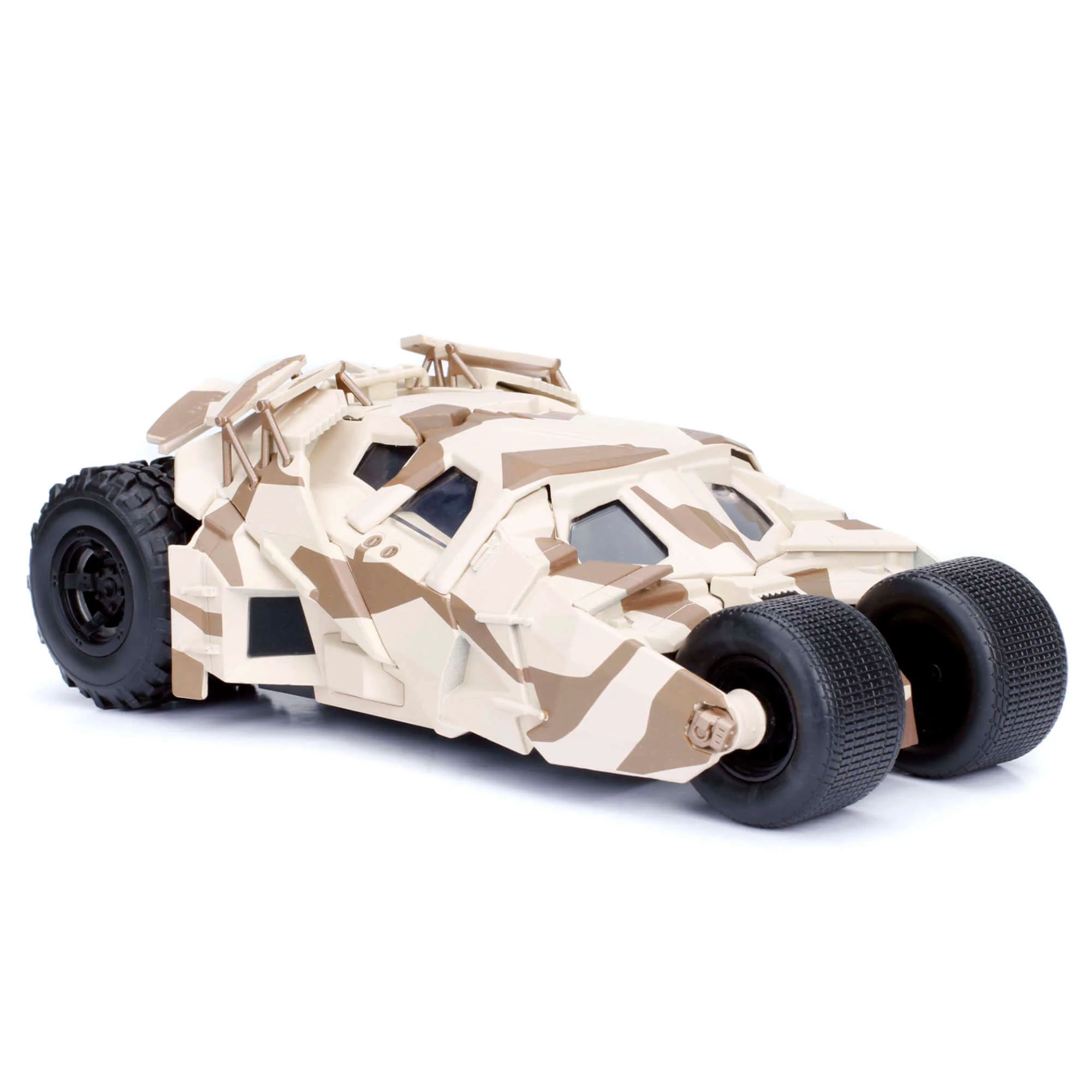 The Dark Knight Tumbler Batmobile Desert Camo with Figure 1:24 Scale Diecast Model by Jada 98543 - Image 8