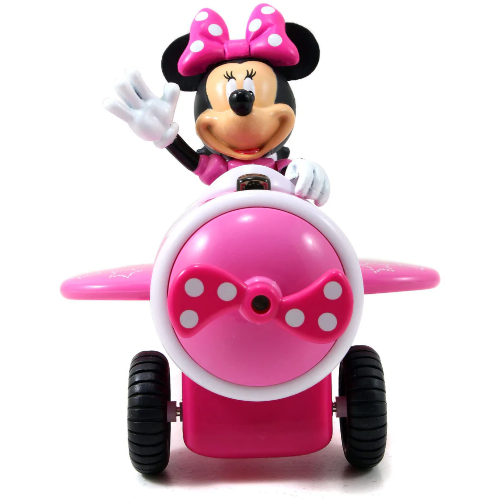 Disney Junior Minnie Mouse Airplane 7 Inch R/C by Jada 97115 - Image 2