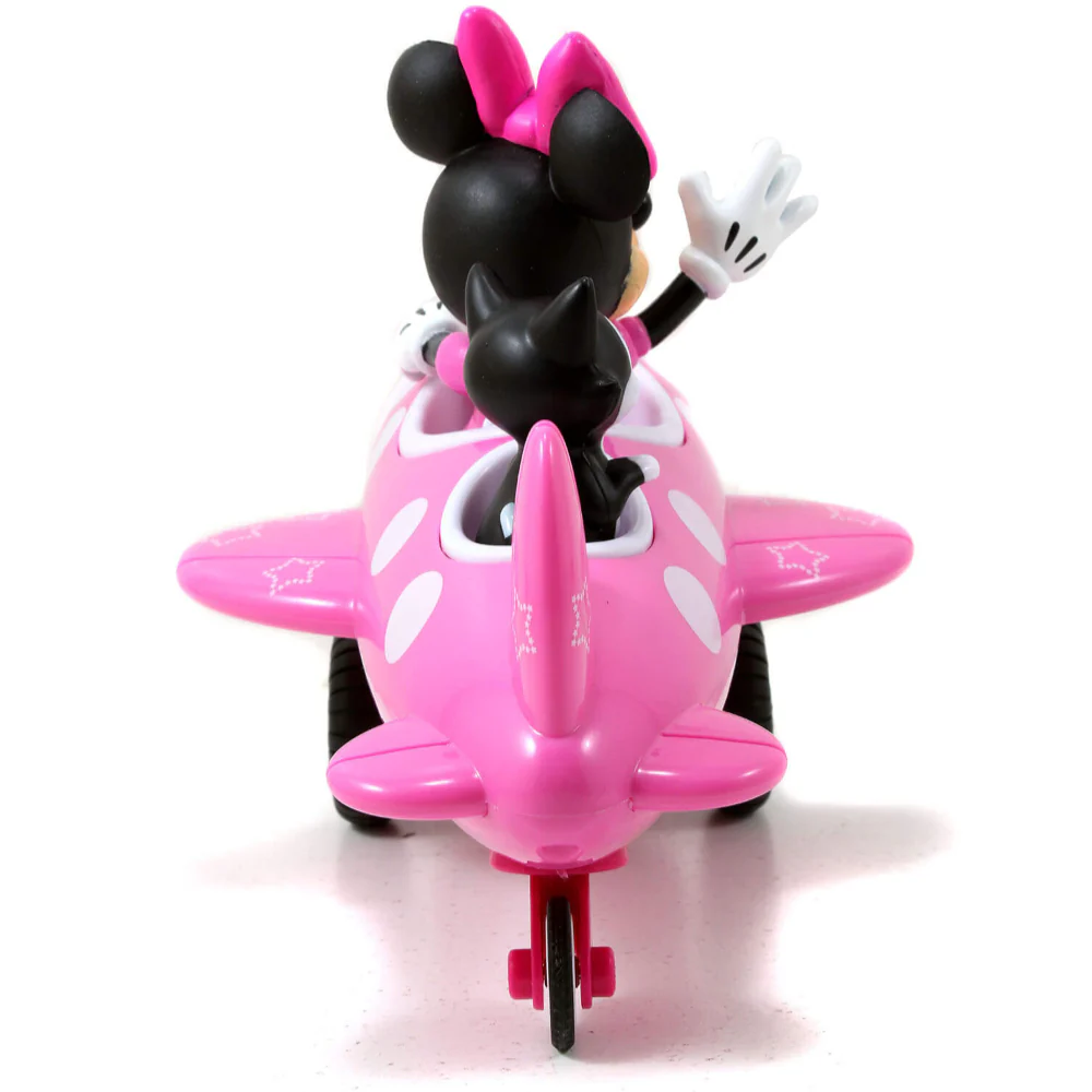 Disney Junior Minnie Mouse Airplane 7 Inch R/C by Jada 97115 - Image 3