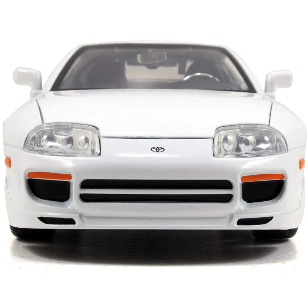 Fast & Furious Brian's 1995 Toyota Supra 1:24 Scale Diecast Model White by Jada 97375 - Image 3