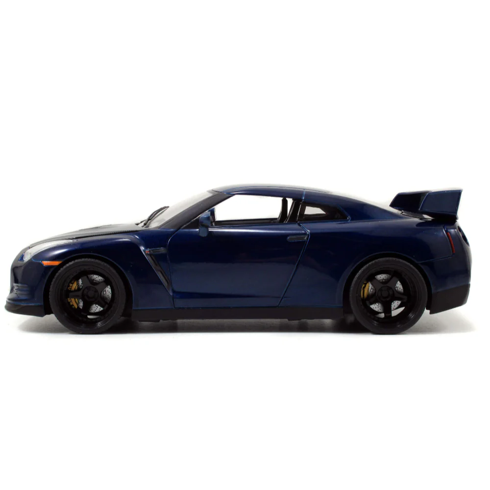 Fast & Furious Brian's 2009 Nissan GT-R R35 1:18 Scale Diecast Model Blue by Jada 97035 - Image 3