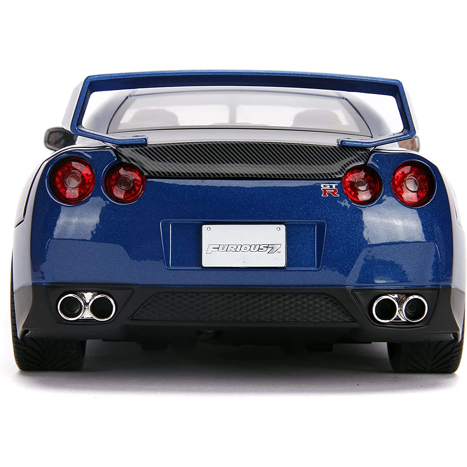 Fast & Furious Brian's 2009 Nissan GT-R R35 1:18 Scale Diecast Model With Lights and Figure by Jada 31142 - Image 3