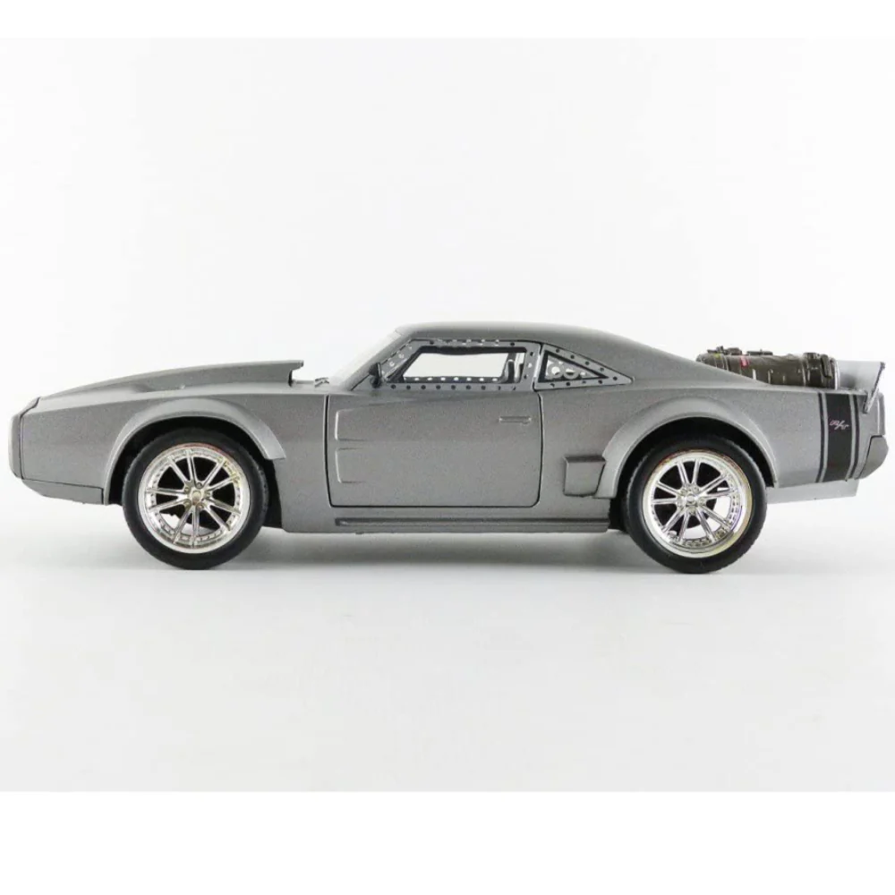 Fast & Furious F8 Dom's Ice Charger 1:24 Scale Diecast Model Silver by Jada 98291 - Image 2