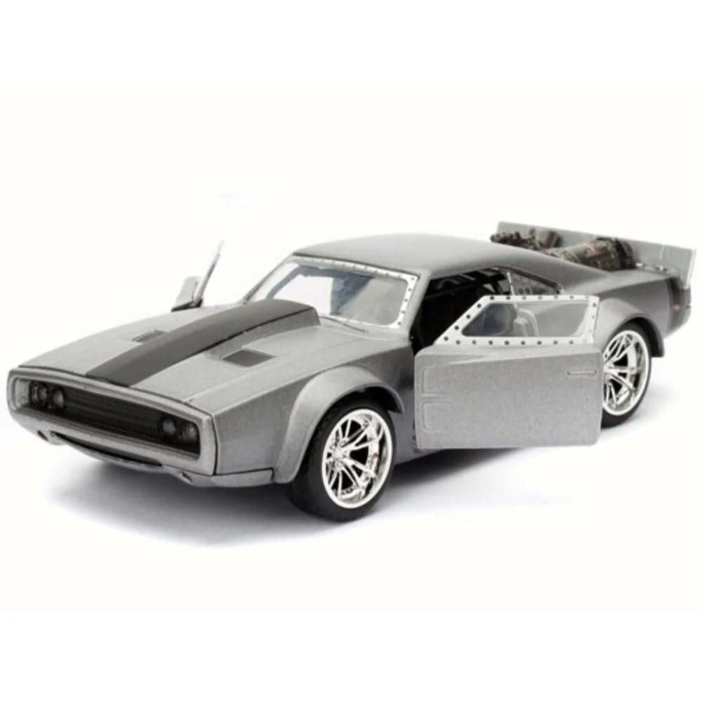 Fast & Furious F8 Dom's Ice Charger 1:32 Scale Diecast Model Silver by Jada 98299 - Image 2