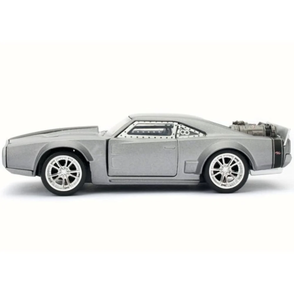 Fast & Furious F8 Dom's Ice Charger 1:32 Scale Diecast Model Silver by Jada 98299 - Image 3