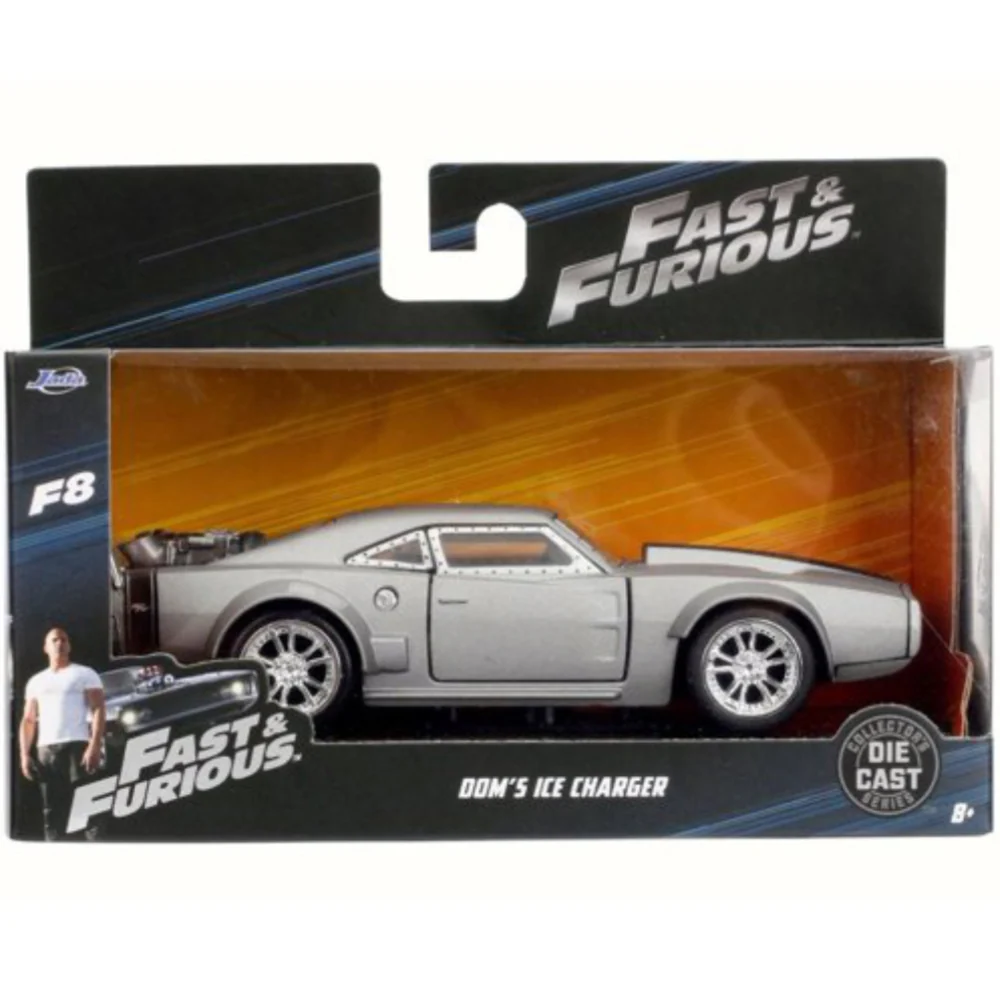 Fast & Furious F8 Dom's Ice Charger 1:32 Scale Diecast Model Silver by Jada 98299 - Image 7