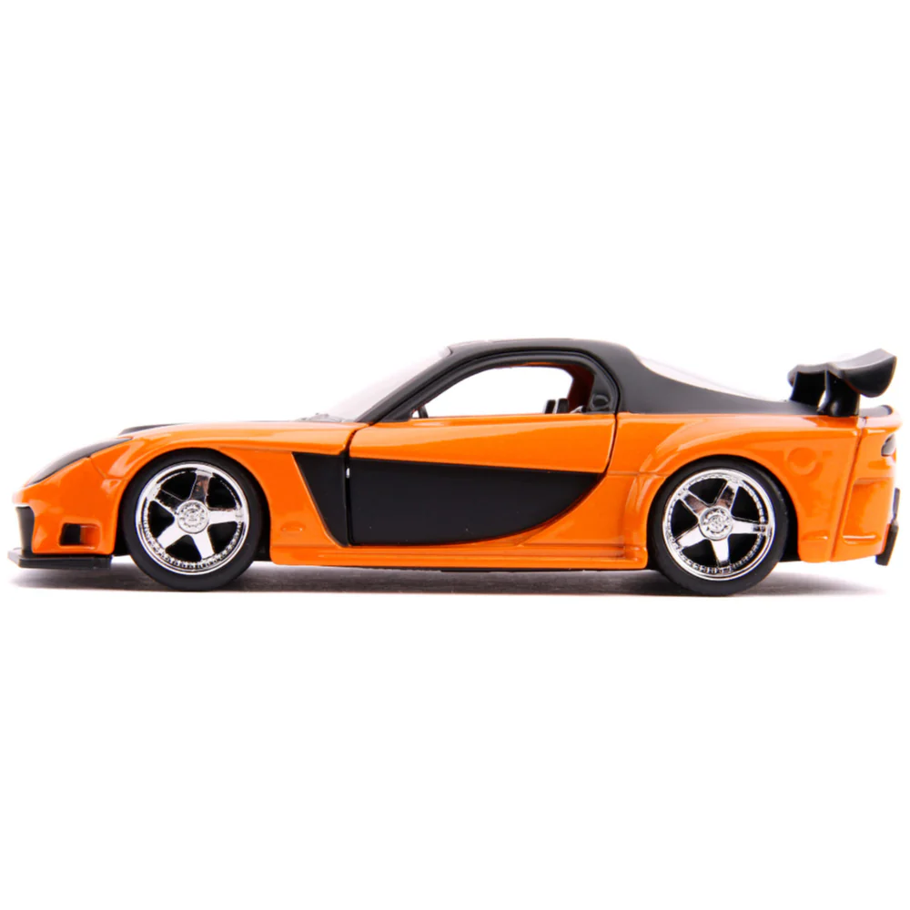 Fast & Furious Han's 1995 Mazda RX-7 1:32 Scale Diecast Model Orange by Jada 30736 - Image 4