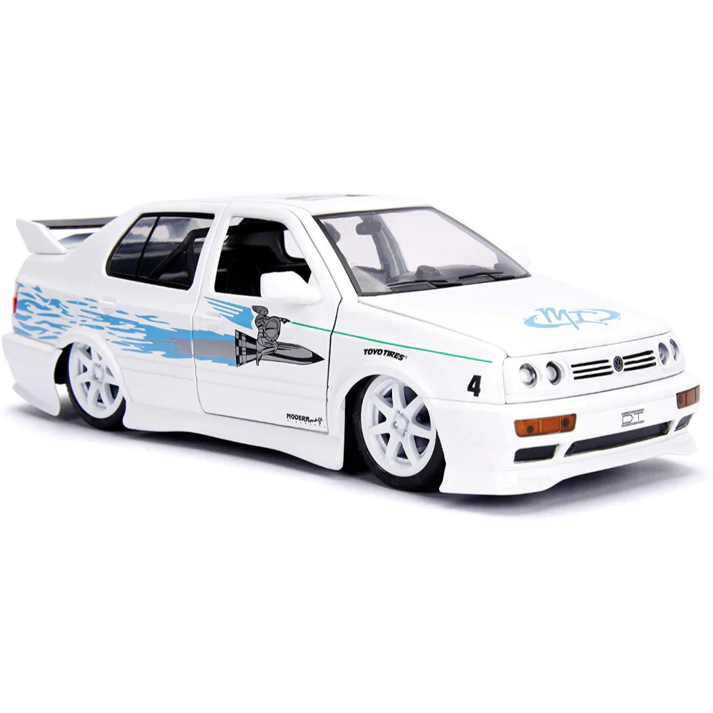 Fast & Furious Jesse's 1995 Volkswagen Jetta 1:24 Scale Diecast Model White by Jada 99591 - Image 3