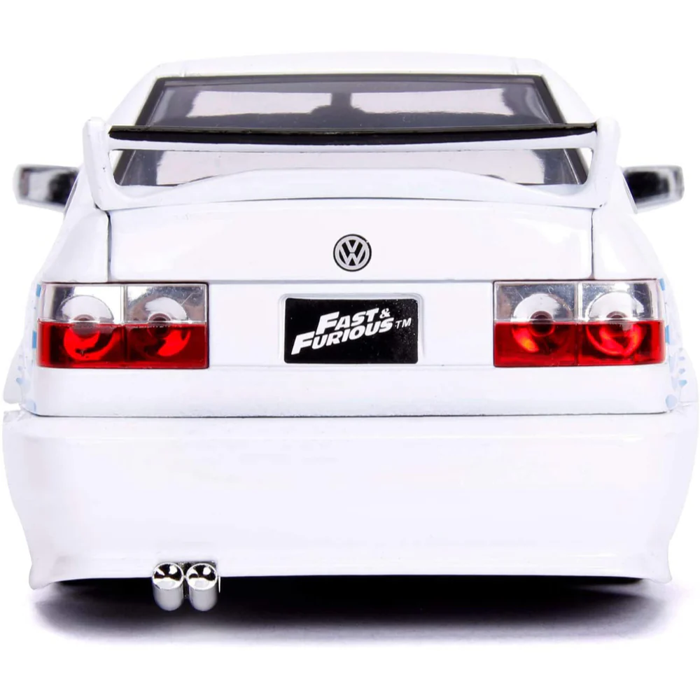 Fast & Furious Jesse's 1995 Volkswagen Jetta 1:24 Scale Diecast Model White by Jada 99591 - Image 5