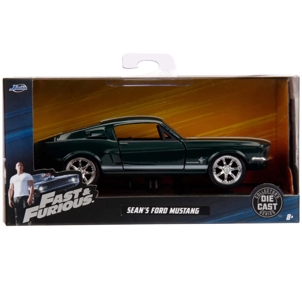 Fast & Furious Sean's 1967 Ford Mustang 1:32 Scale Diecast Model Green by Jada 99519 - Image 6