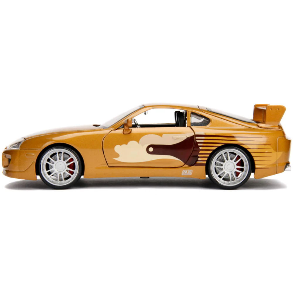 Slap Jack's 1995 Toyota Supra 1:24 Scale Diecast Model Bronze by Jada 99540 - Image 4
