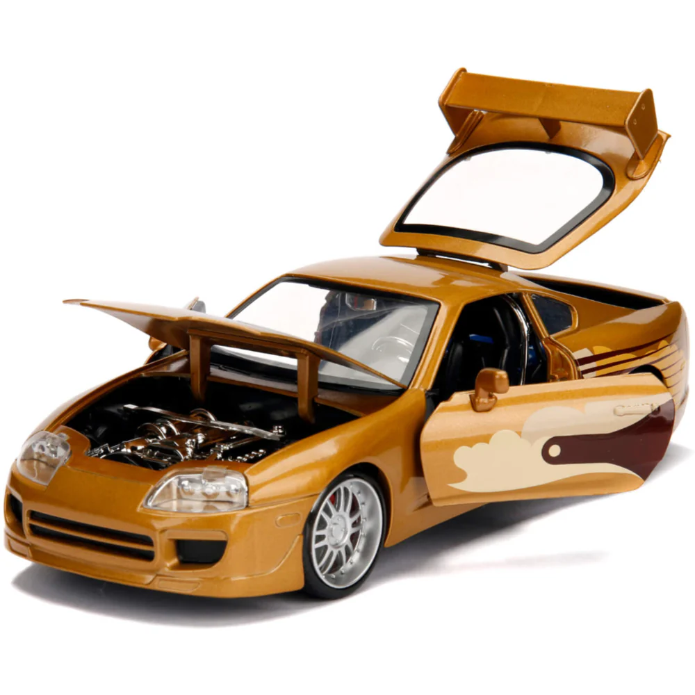 Slap Jack's 1995 Toyota Supra 1:24 Scale Diecast Model Bronze by Jada 99540 - Image 5