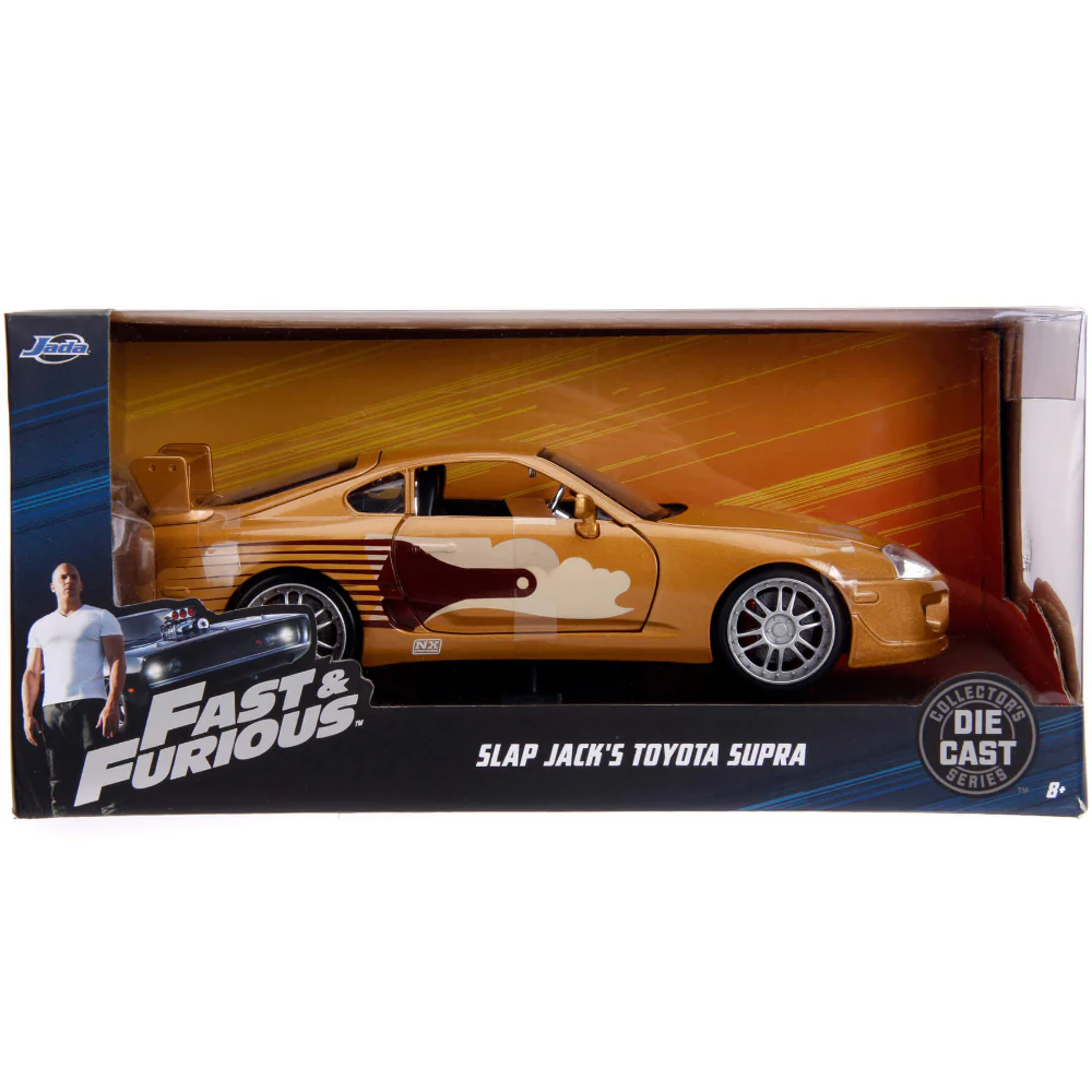 Slap Jack's 1995 Toyota Supra 1:24 Scale Diecast Model Bronze by Jada 99540 - Image 7