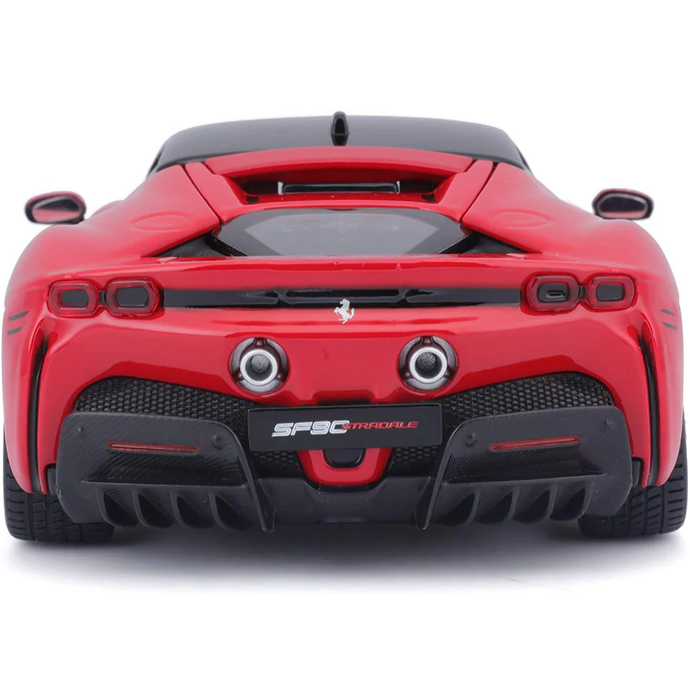 Ferrari Race & Play SF90 Stradale Red 1:24 Scale Diecast Model by Bburago 18-26028RD - Image 4